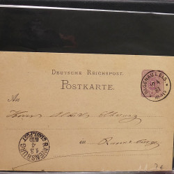 Collection Marcophilie d'Alsace classique 1809-1945 en un album.