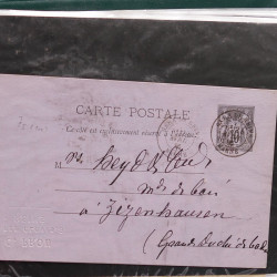 Lot de 90 entiers postaux de France classique - semi moderne en un album.