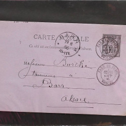 Lot de 90 entiers postaux de France classique - semi moderne en un album.