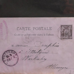 Lot de 90 entiers postaux de France classique - semi moderne en un album.