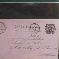 Lot de 90 entiers postaux de France classique - semi moderne en un album.