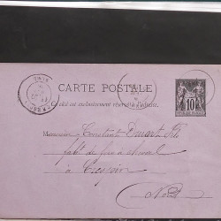 Lot de 90 entiers postaux de France classique - semi moderne en un album.