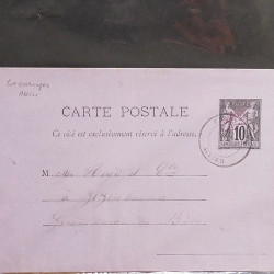 Lot de 90 entiers postaux de France classique - semi moderne en un album.