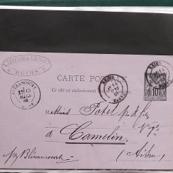 Lot de 90 entiers postaux de France classique - semi moderne en un album.