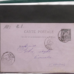 Lot de 90 entiers postaux de France classique - semi moderne en un album.