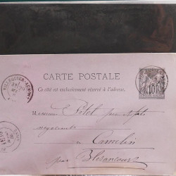 Lot de 90 entiers postaux de France classique - semi moderne en un album.