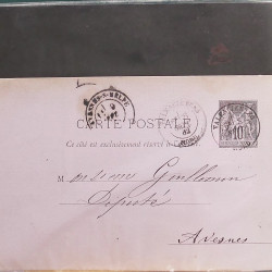 Lot de 90 entiers postaux de France classique - semi moderne en un album.