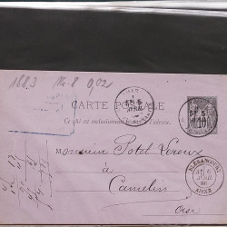 Lot de 90 entiers postaux de France classique - semi moderne en un album.