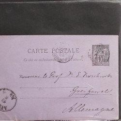 Lot de 90 entiers postaux de France classique - semi moderne en un album.