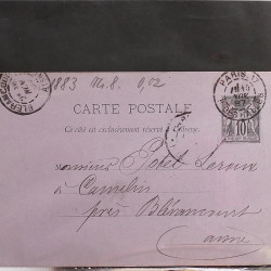 Lot de 90 entiers postaux de France classique - semi moderne en un album.