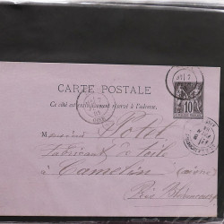 Lot de 90 entiers postaux de France classique - semi moderne en un album.