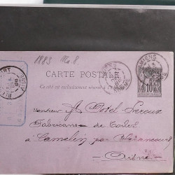 Lot de 90 entiers postaux de France classique - semi moderne en un album.