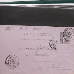 Lot de 90 entiers postaux de France classique - semi moderne en un album.