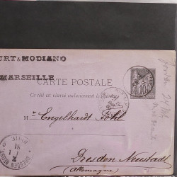 Lot de 90 entiers postaux de France classique - semi moderne en un album.