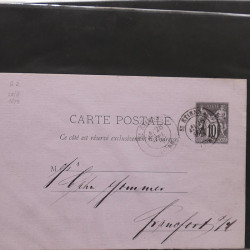 Lot de 90 entiers postaux de France classique - semi moderne en un album.