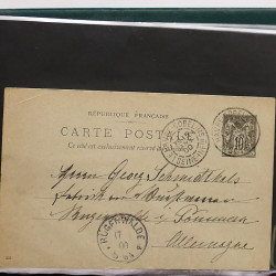 Lot de 90 entiers postaux de France classique - semi moderne en un album.