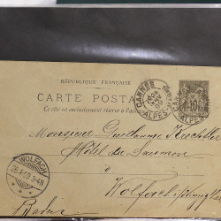 Lot de 90 entiers postaux de France classique - semi moderne en un album.