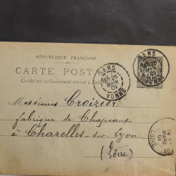 Lot de 90 entiers postaux de France classique - semi moderne en un album.