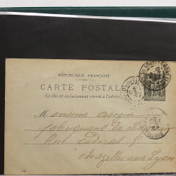 Lot de 90 entiers postaux de France classique - semi moderne en un album.