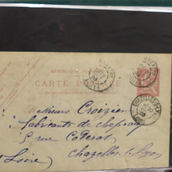 Lot de 90 entiers postaux de France classique - semi moderne en un album.