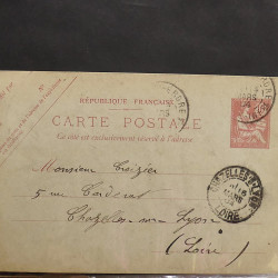 Lot de 90 entiers postaux de France classique - semi moderne en un album.