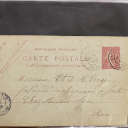 Lot de 90 entiers postaux de France classique - semi moderne en un album.