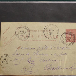 Lot de 90 entiers postaux de France classique - semi moderne en un album.