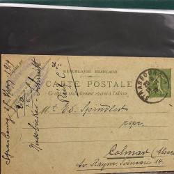 Lot de 90 entiers postaux de France classique - semi moderne en un album.