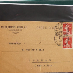 Lot de 90 entiers postaux de France classique - semi moderne en un album.