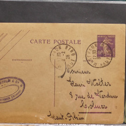 Lot de 90 entiers postaux de France classique - semi moderne en un album.