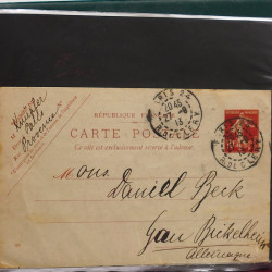 Lot de 90 entiers postaux de France classique - semi moderne en un album.