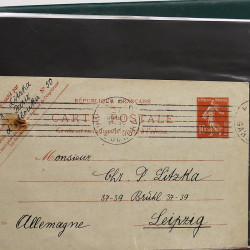 Lot de 90 entiers postaux de France classique - semi moderne en un album.