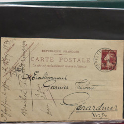 Lot de 90 entiers postaux de France classique - semi moderne en un album.