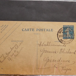 Lot de 90 entiers postaux de France classique - semi moderne en un album.