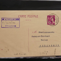 Lot de 90 entiers postaux de France classique - semi moderne en un album.