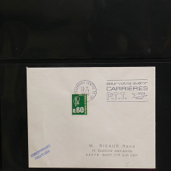 Collection Marcophilie Flammes de Strasbourg 1934-2000 en 2 albums.