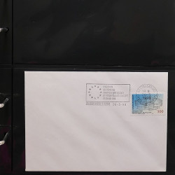 Collection Marcophilie Flammes de Strasbourg 1934-2000 en 2 albums.