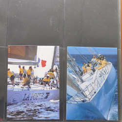 Lot d'entiers postaux et commémoratifs de France en album Lindner.