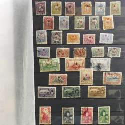 Lot de timbres de Turquie oblitérés en un album.