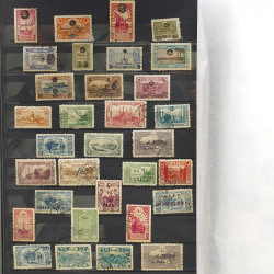 Lot de timbres de Turquie oblitérés en un album.