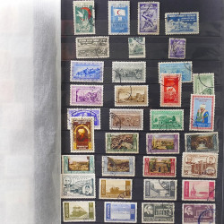 Lot de timbres de Turquie oblitérés en un album.