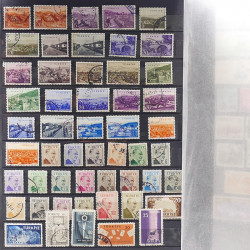 Lot de timbres de Turquie oblitérés en un album.