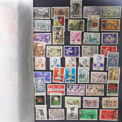 Lot de timbres de Turquie oblitérés en un album.