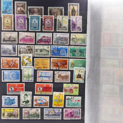 Lot de timbres de Turquie oblitérés en un album.