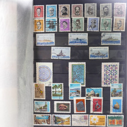 Lot de timbres de Turquie oblitérés en un album.