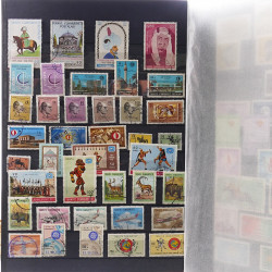 Lot de timbres de Turquie oblitérés en un album.