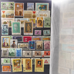 Lot de timbres de Turquie oblitérés en un album.
