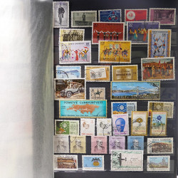 Lot de timbres de Turquie oblitérés en un album.