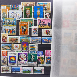 Lot de timbres de Turquie oblitérés en un album.