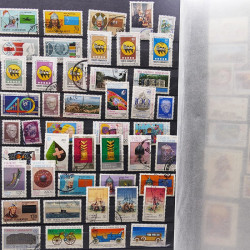 Lot de timbres de Turquie oblitérés en un album.